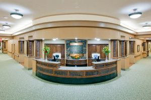 Front desk at the Maples a skilled nursing nursing home